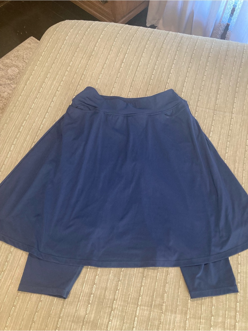 Athletic Skirt with Attached Leggings